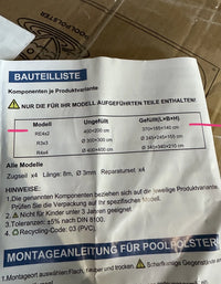 Cojín de piscina de invierno