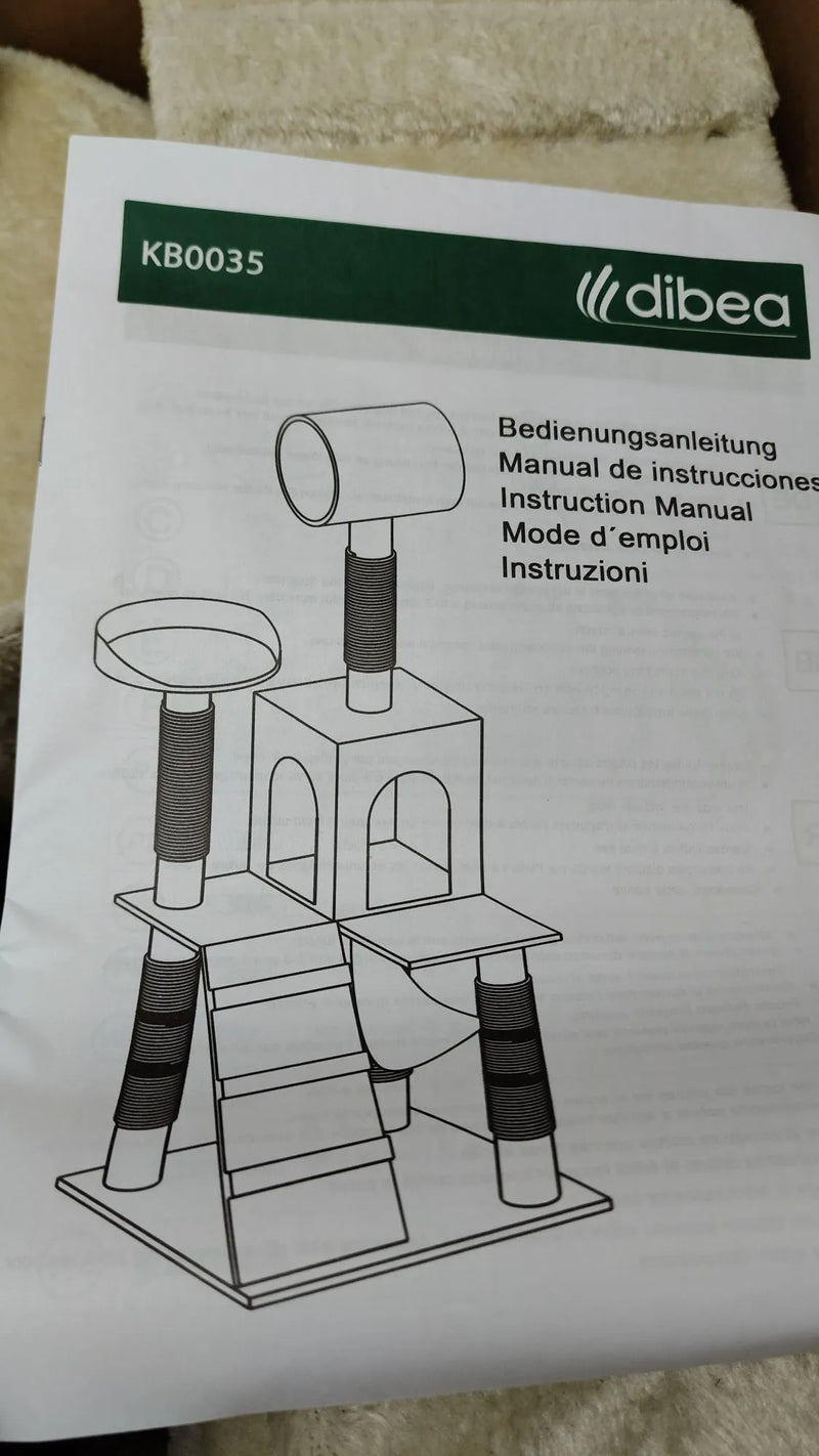 Árbol rascador para Gatos Altura 133 cm