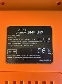 Masajeador vibratorio para pies con calor Snailax