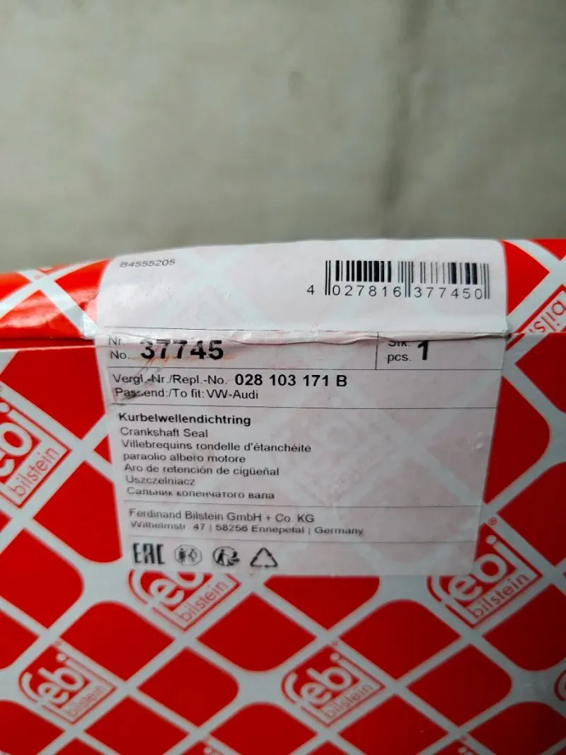 FEBI BILSTEIN 37745 Anillo retén cigüeñal
