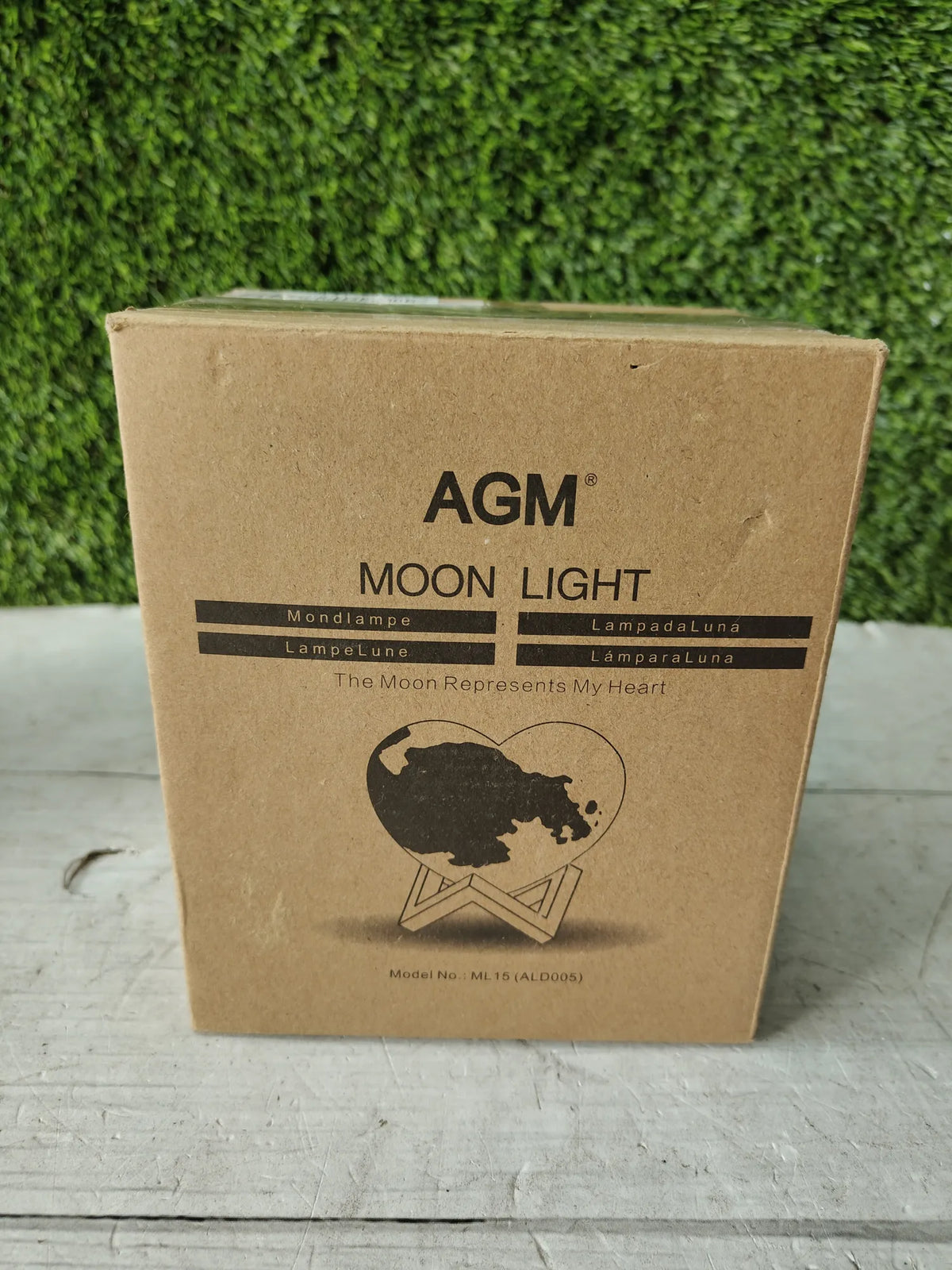 Lámpara de corazon luz led regulable - Agm
