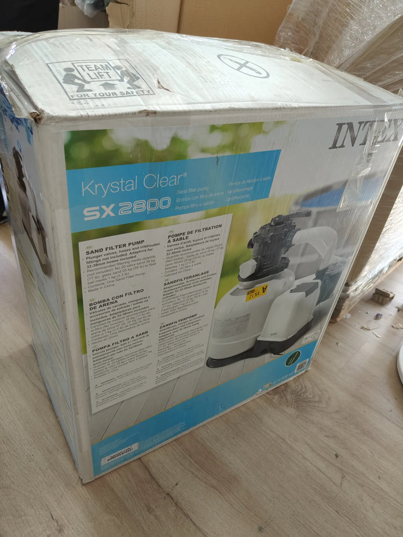 Filtro de arena de 8 horas para 56m3 - Intex