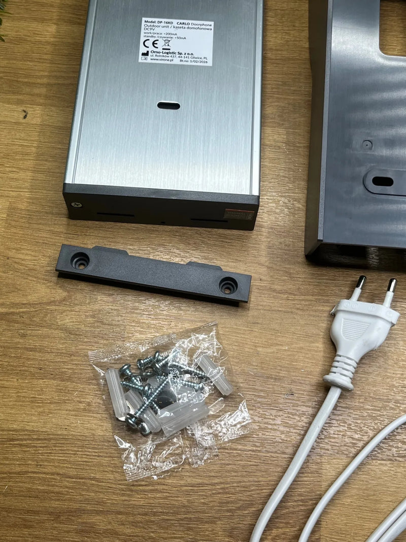 Kit de Intercomunicador de Superficie Unifamiliar Virone