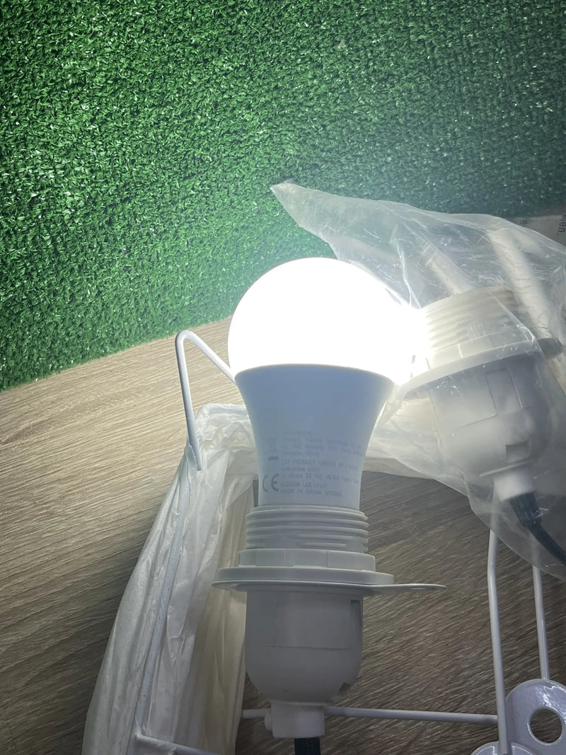 Lampara Pie de Papel con Interruptor