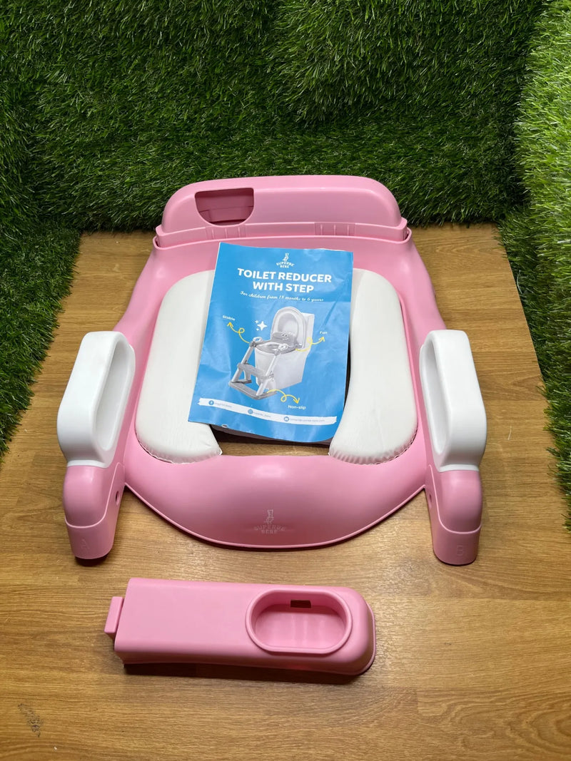 Adaptador WC para niños con escalera antideslizante