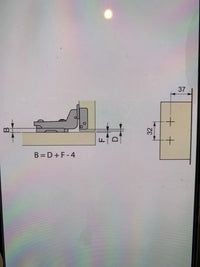 Emuca - Kit de bisagra súper codo X92