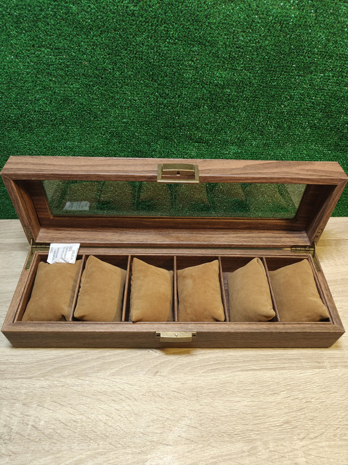Caja de Relojes con 6 Compartimentos