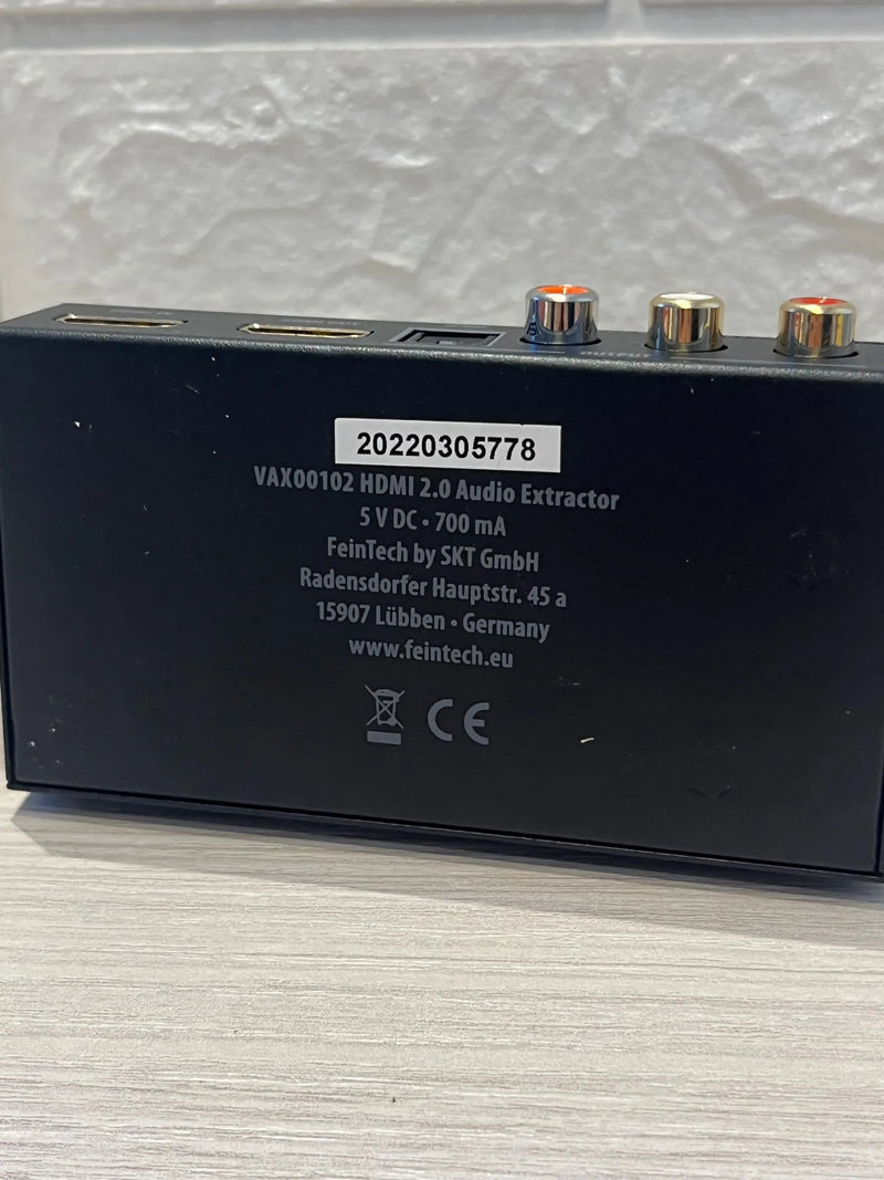 Extractor de audio HDMI 2.0 4K HDR FeinTech