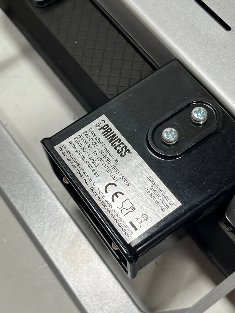 Plancha grande para cocinar sin aceite Princess