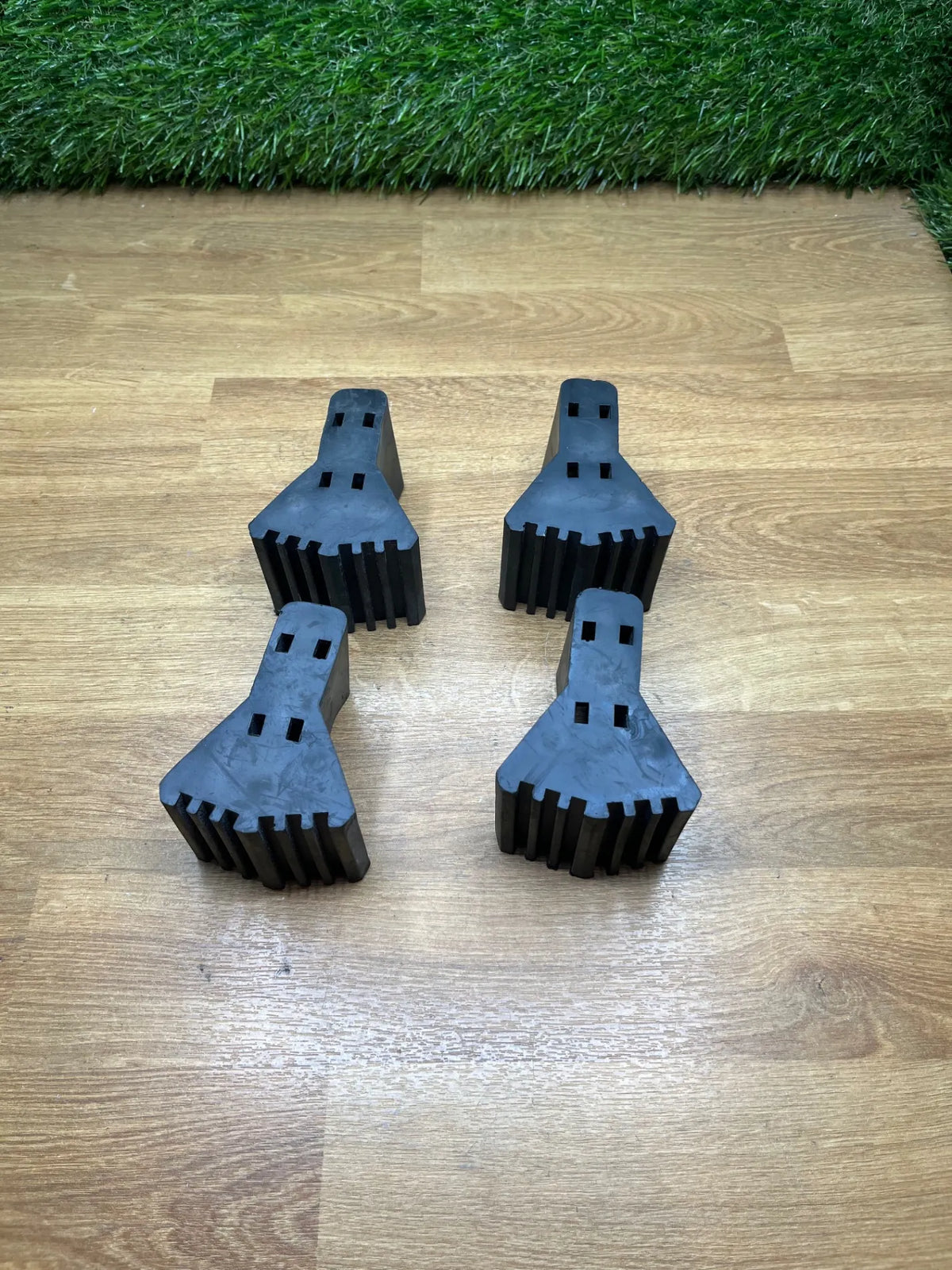 4 Protectores Antideslizantes para Patas de Escalera de Goma