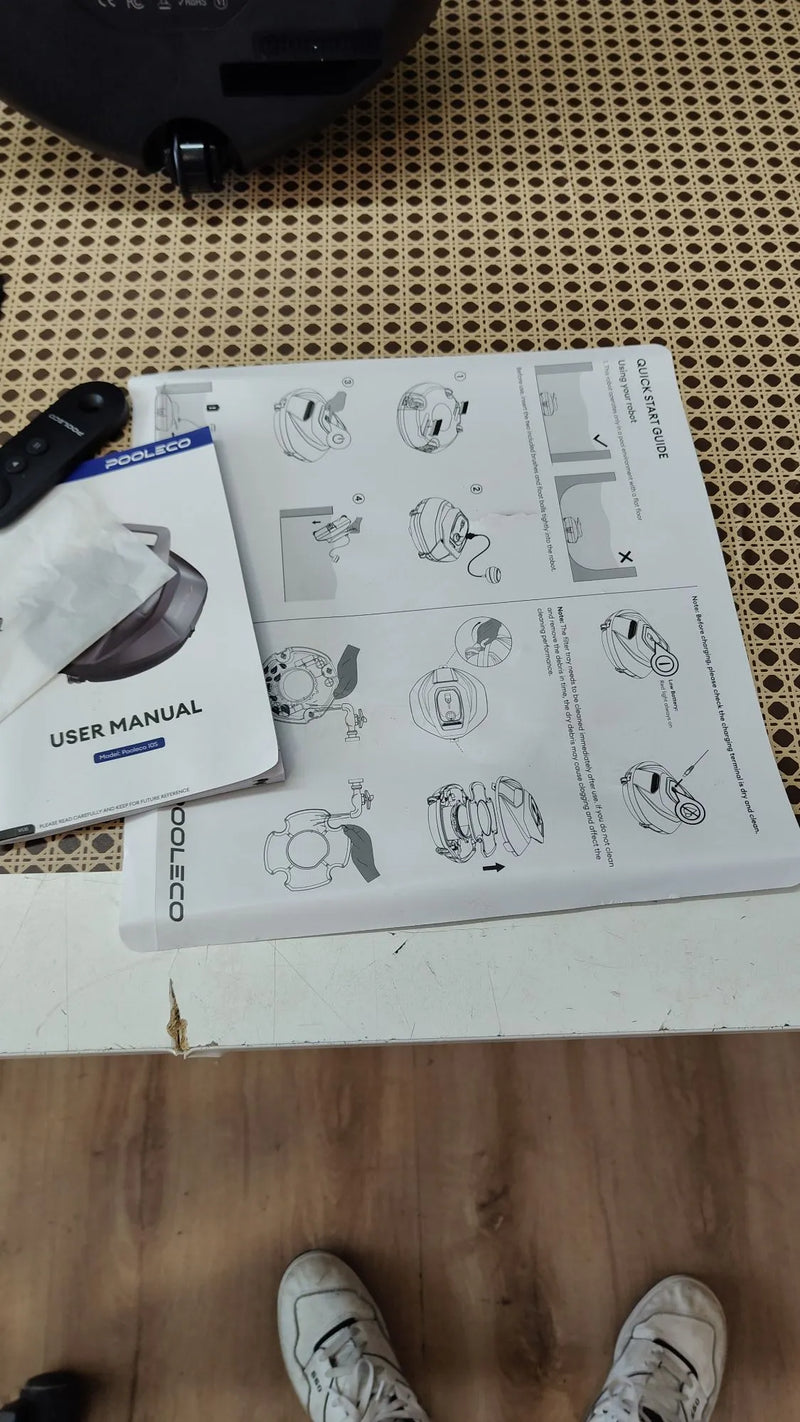 Limpiafondos Inalámbrico con App y Mando, 3 Motores