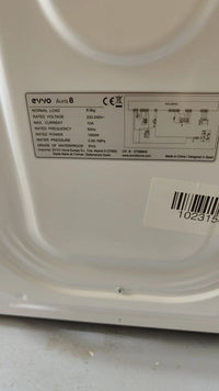 Lavadora Integrable 8kg, Vapor, Eficiciencia Clase A