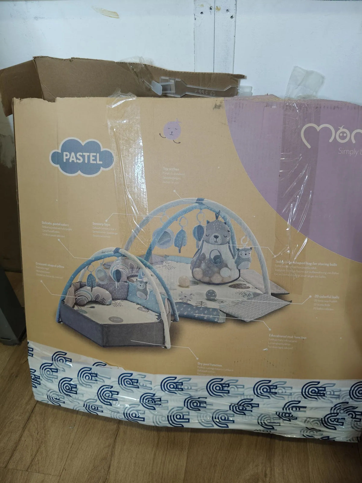Arco de juego con colchoneta - MoMi PASTEL