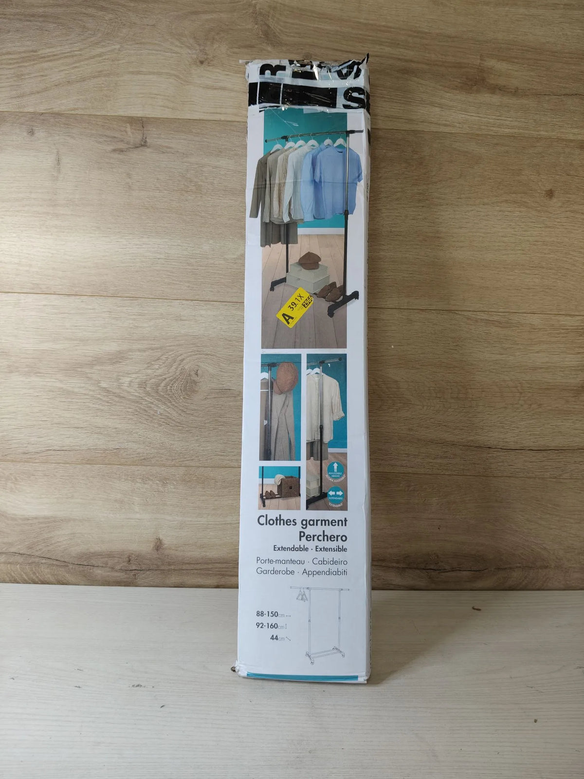 Perchero de Ropa Altura Ajustable - AKTIVE MAX