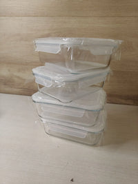 Pack de 4 fiambreras de cristal - LG luxury