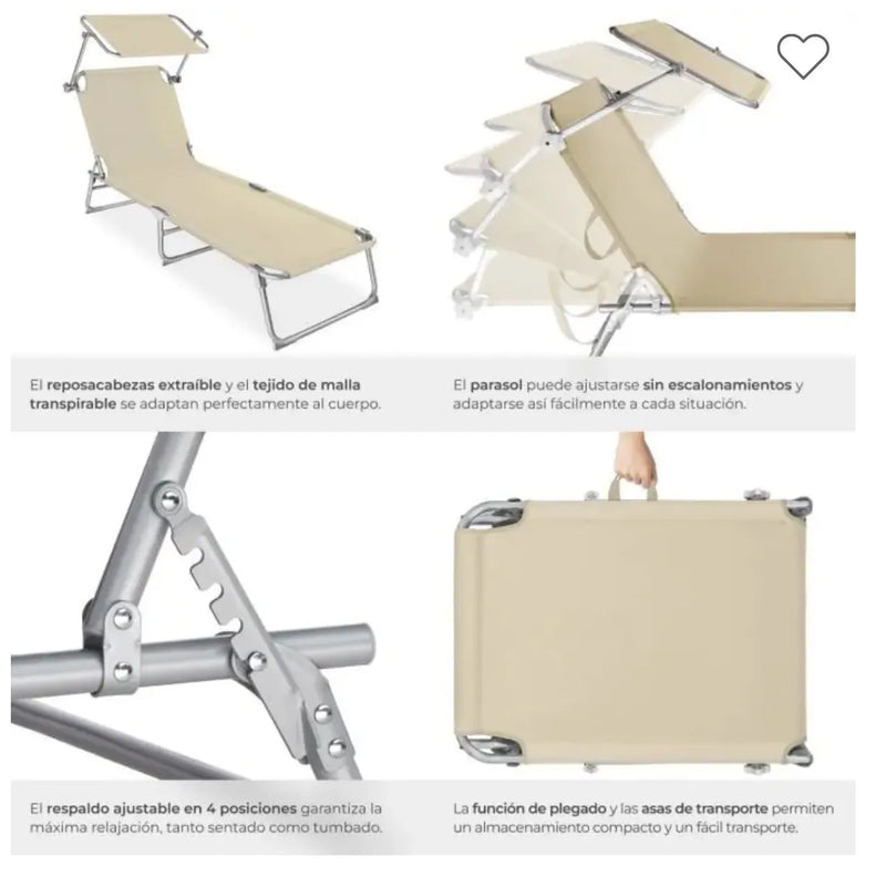 Tumbona plegable