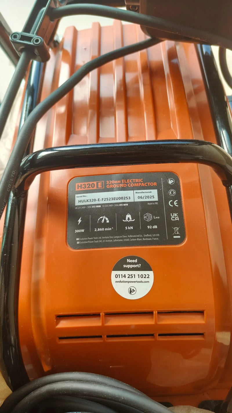 Compactador de Placas, Eléctrico