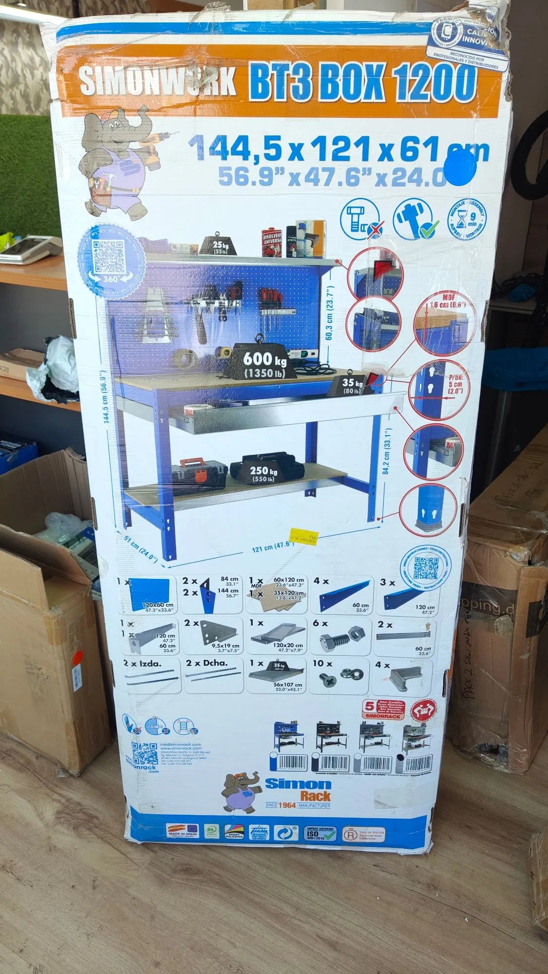 Banco de Trabajo Taller - SIMON RACK