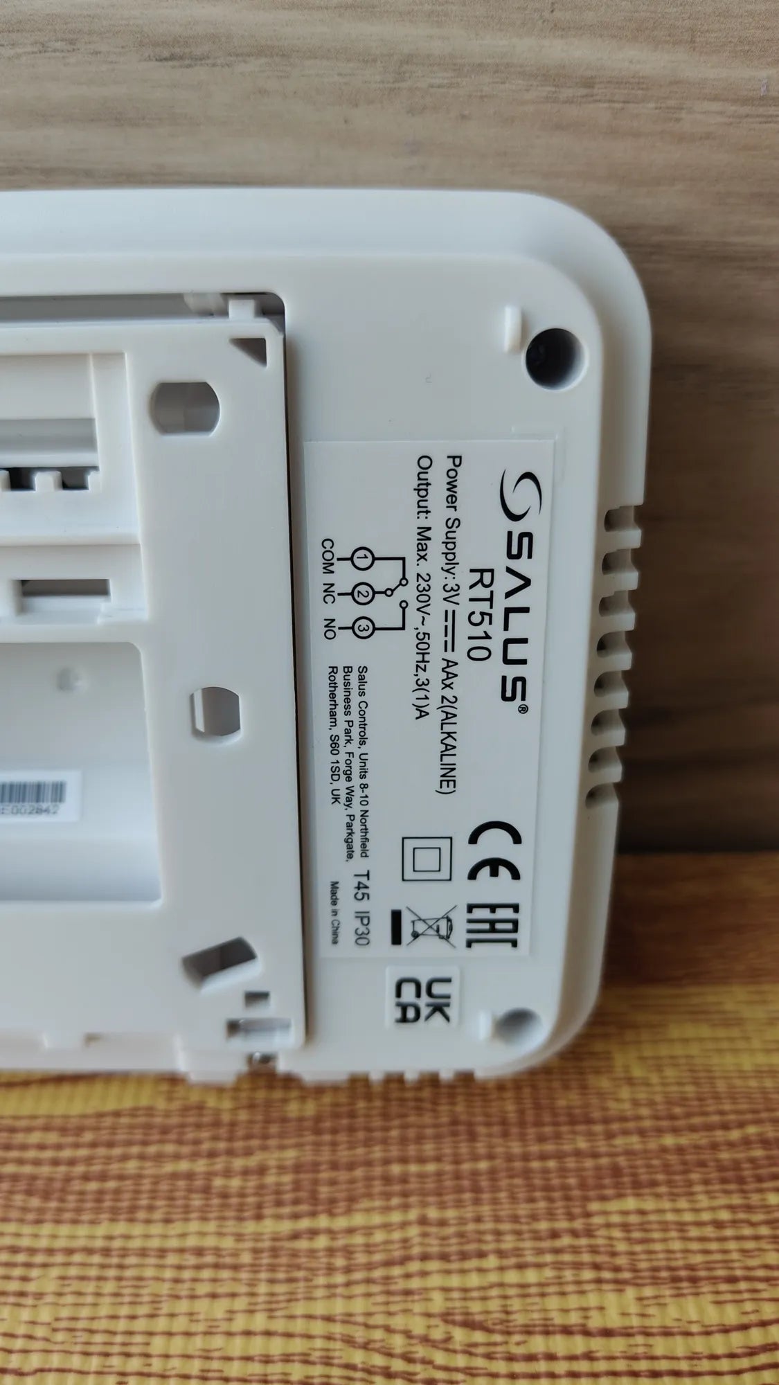 Termostato, color blanco Salus RT510