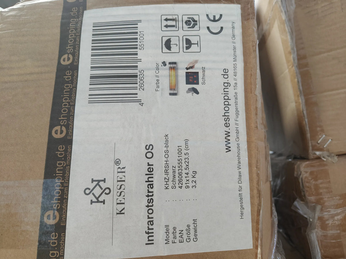 Radiador de infrarrojos de 2500W - Kesser