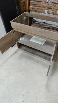 Mueble de Baño Suspendido con 2 Puertas y Espejo