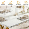 Mesa de comedor moderna de mármol - tribesign