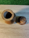 Urna de madera de acacia pequeña para perro