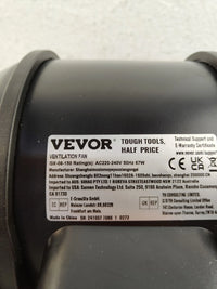 Ventilador de conducto en línea  - VEVOR