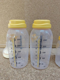 Biberones y bolsas para leche materna