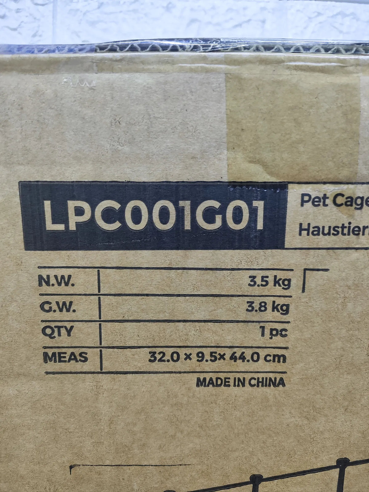 Valla para Mascotas Plástico Transparente