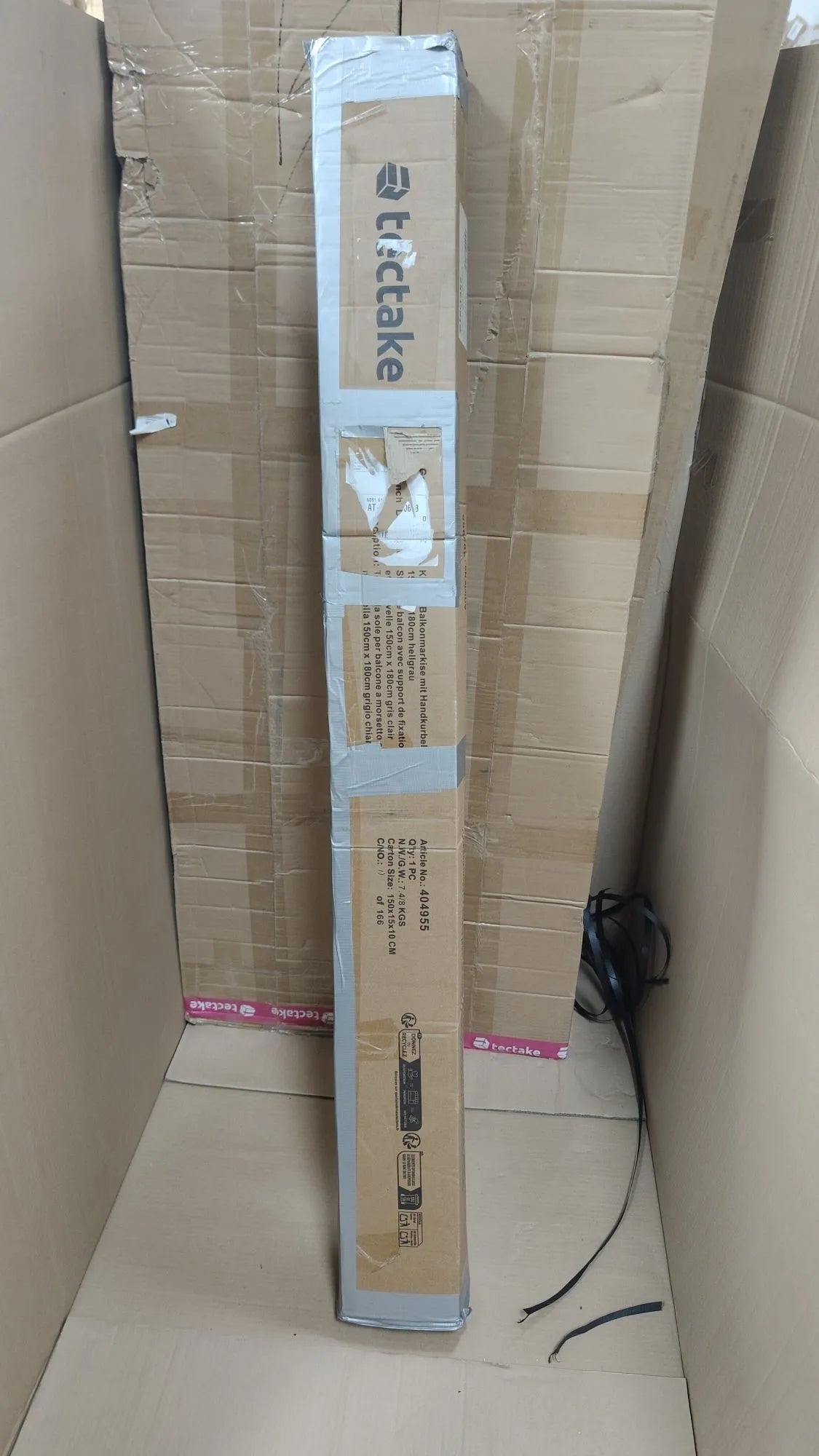Toldo plegable para balcón 150cm