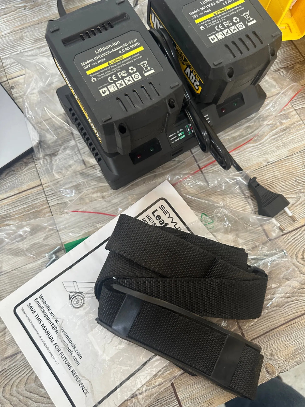 Aspirador eléctrico de hojas