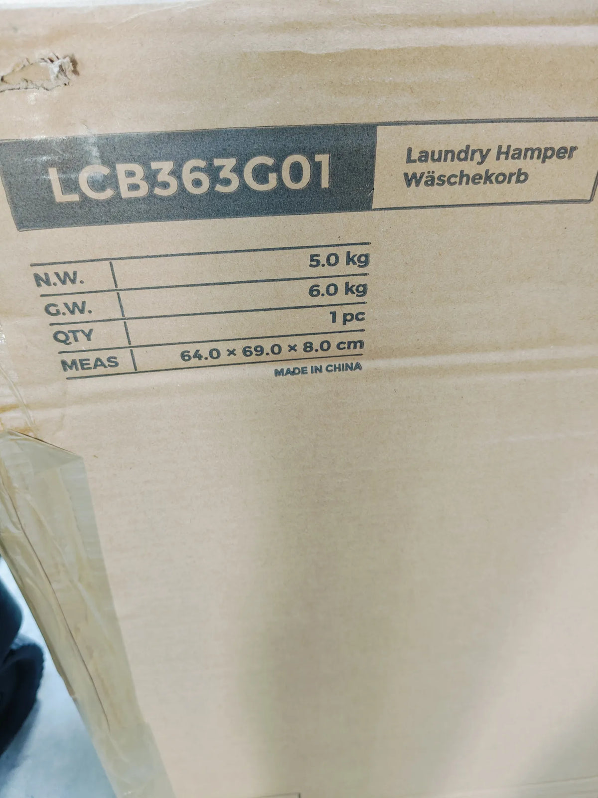 Cesta para la ropa