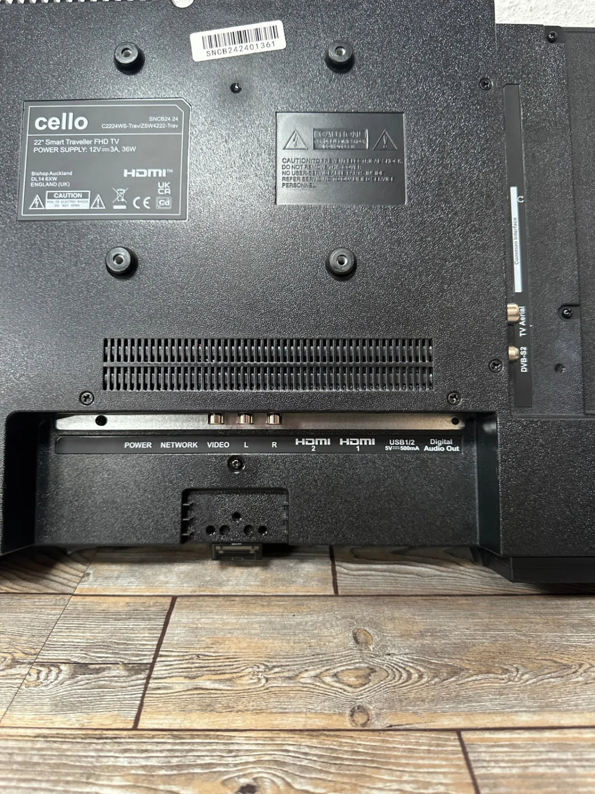 Televisión Smart TV Cello 22 pulgadas