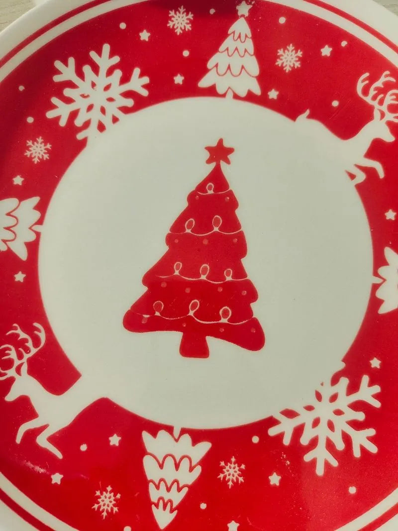 Juego de platos navideño - H&h