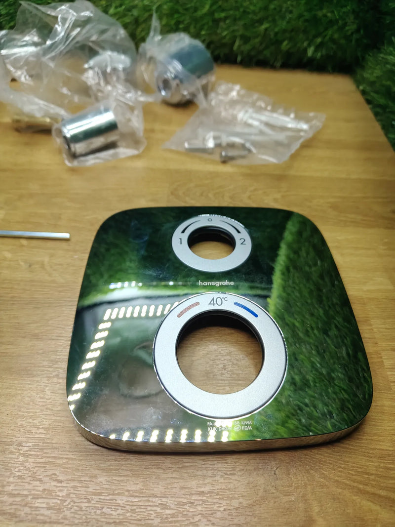 Termostato con llave de paso e inversor HANSGROHE