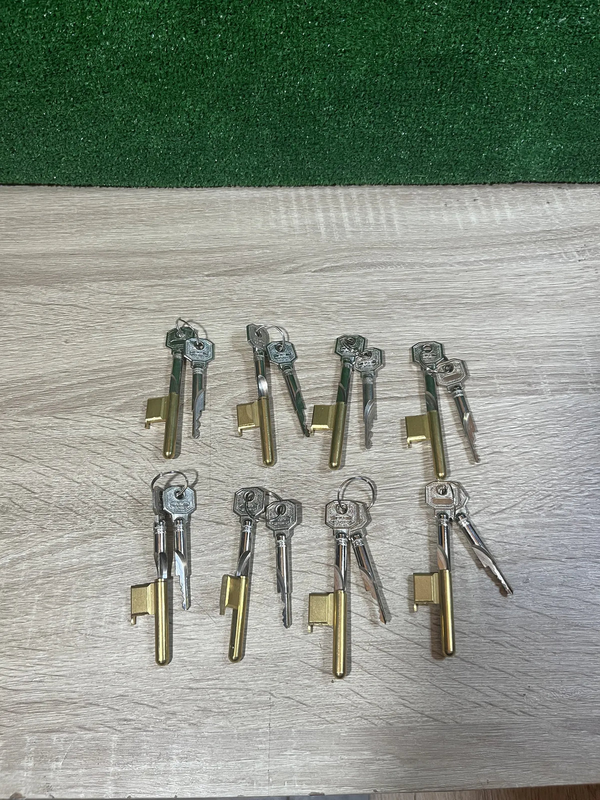8 Pares de Llaves bloque/bloqueo Burg-Wächter