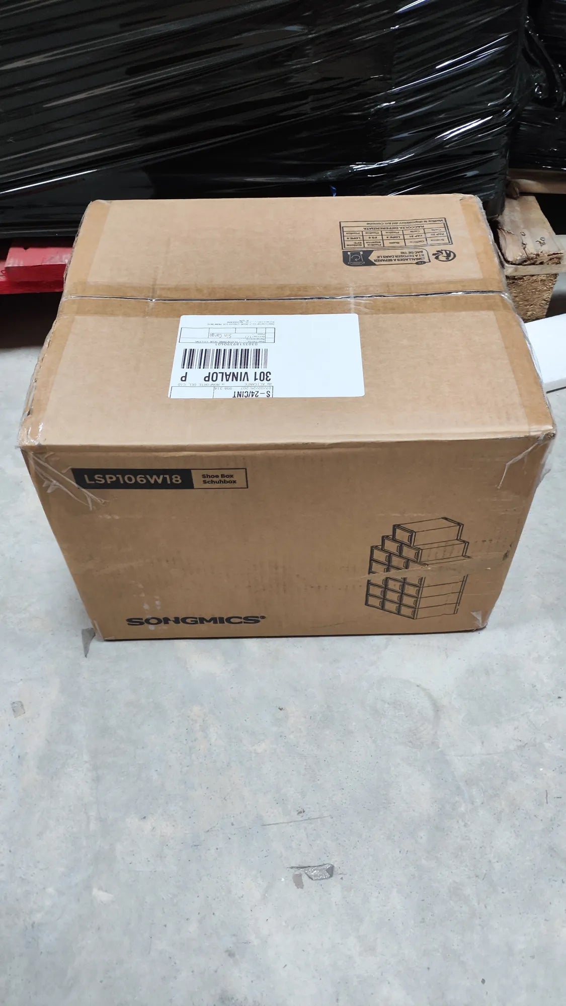 Cajas para Zapatos Transparentes SONGMICS