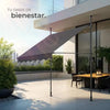 Toldo plegable para balcón