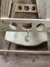 Torre de madera para gatos