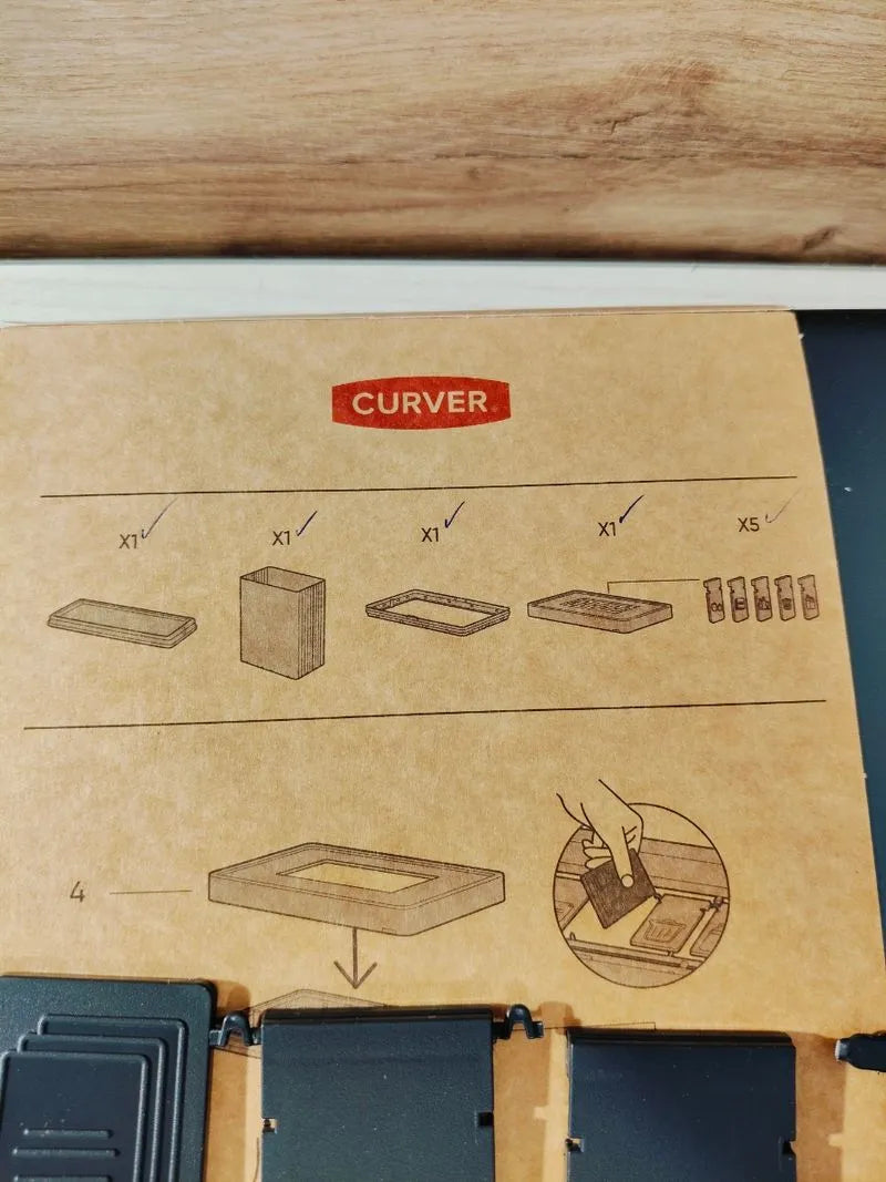 Cubo de reciclaje de 54 L - CURVER Verto