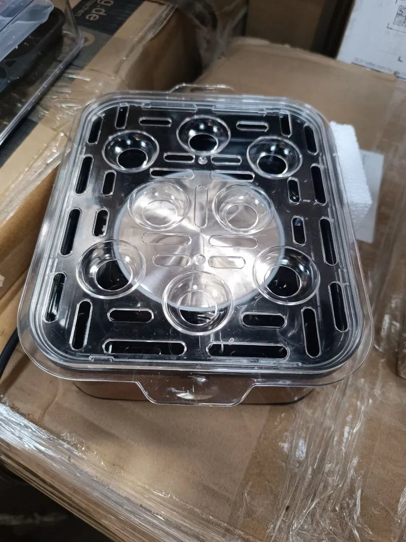 Cocedor de Huevos para 8 Huevos, Acero Inoxidable