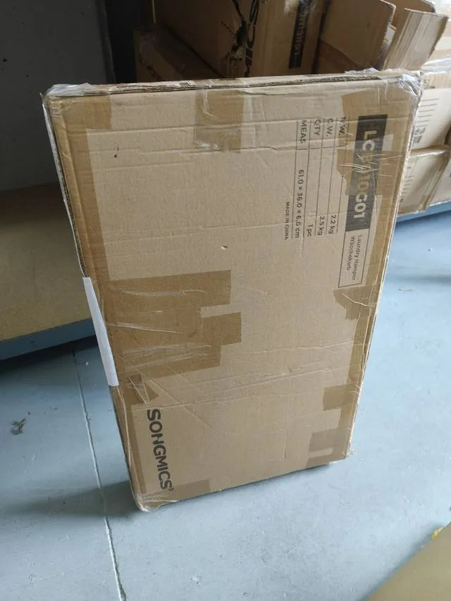 Cesta de lavandería con tapa, de bambú, plegable, con bolsa extraíble
