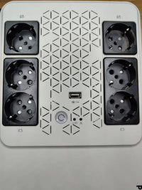 Multiplug 6 bases y protección integrada