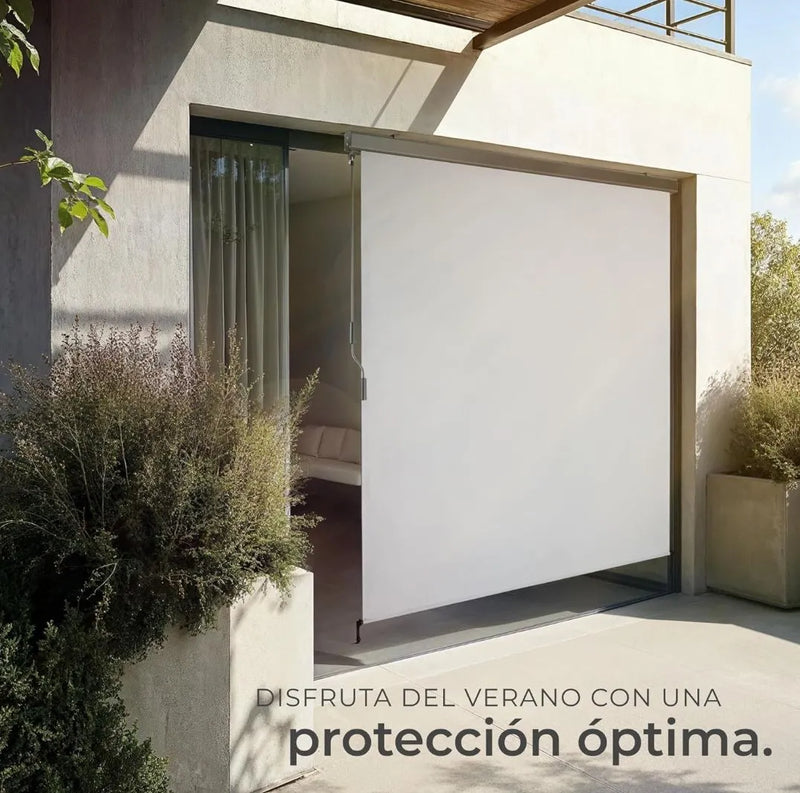 Toldo vertical exterior enrollable