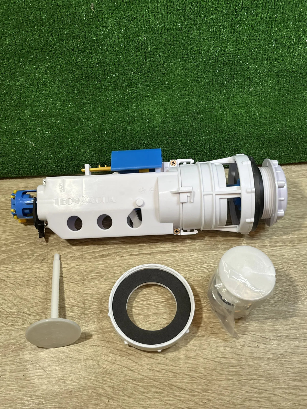 Mecanismo doble descarga por cable