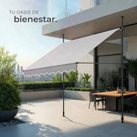 Toldo plegable para balcón para exterior