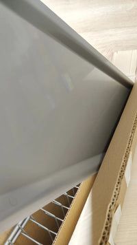 Escurreplatos en kit plastificado gris