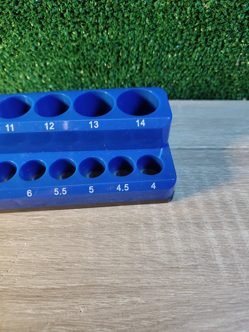 Soporte de plástico para llaves de vaso BGS