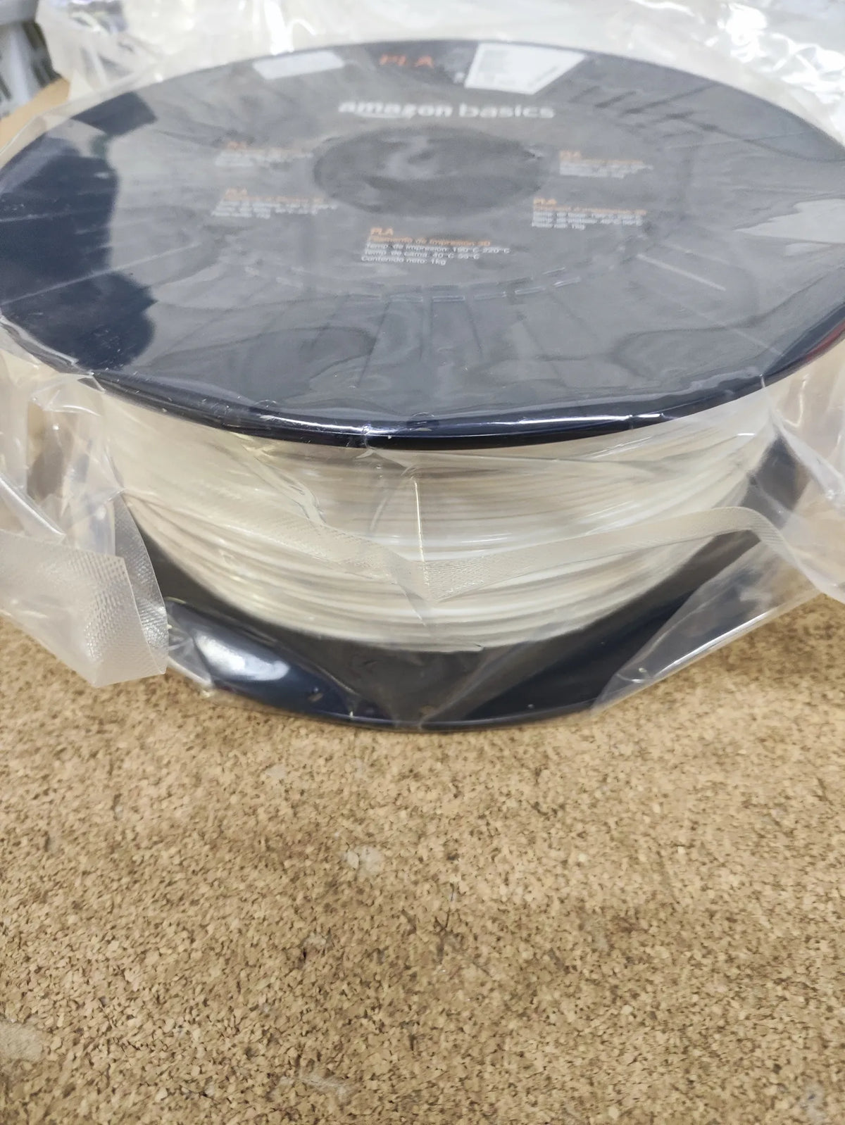 Filamento blanco para impresora 3D Amazon Basics